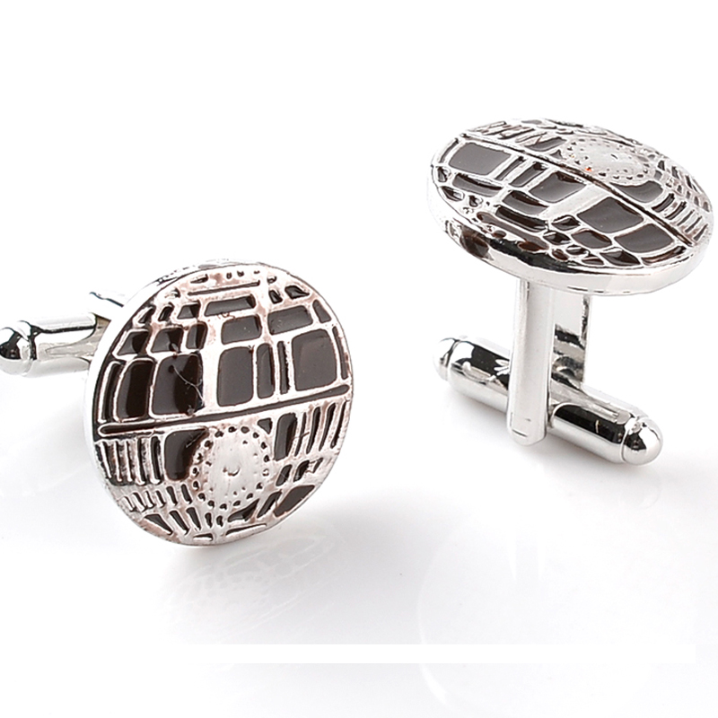 Tie Clip Silver - Mens French Earth Cufflinks Silver Brand
