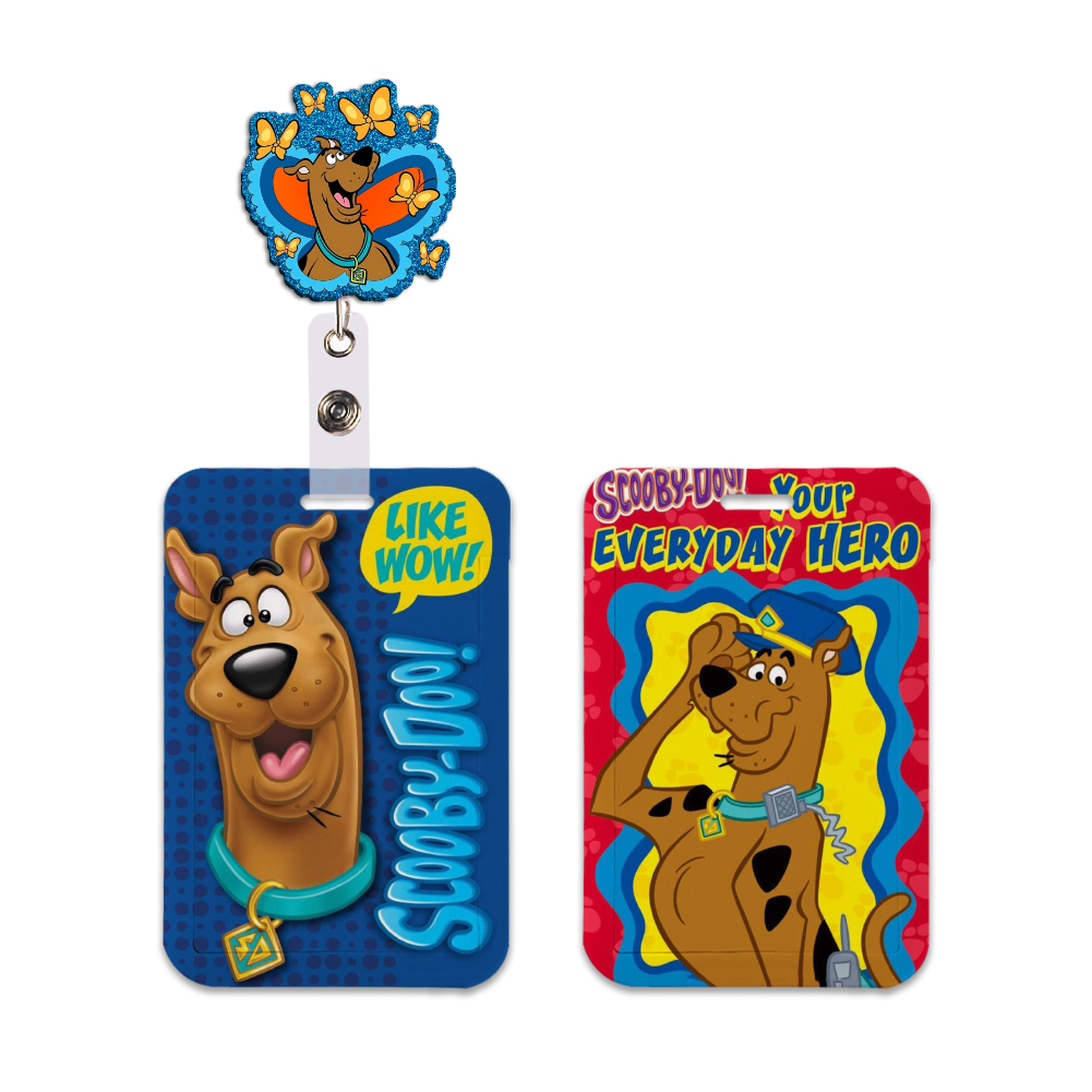 Lanyard Badge Holder - Cartoon Dog Card Case Lanyard ID