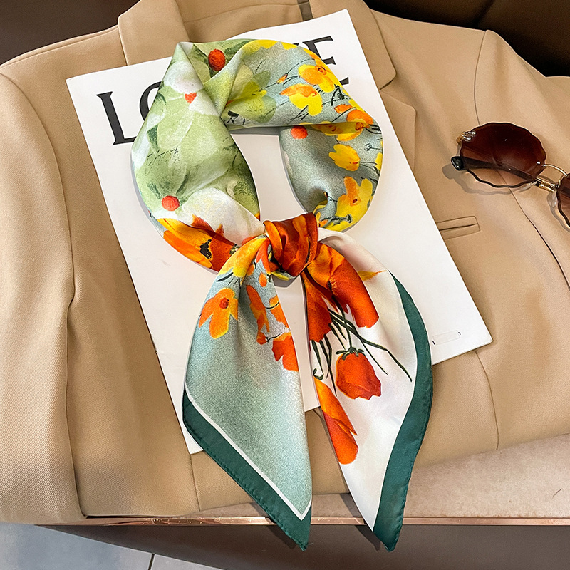Scarf Silk Square - 70x70cm Silk Scarf Square For Women