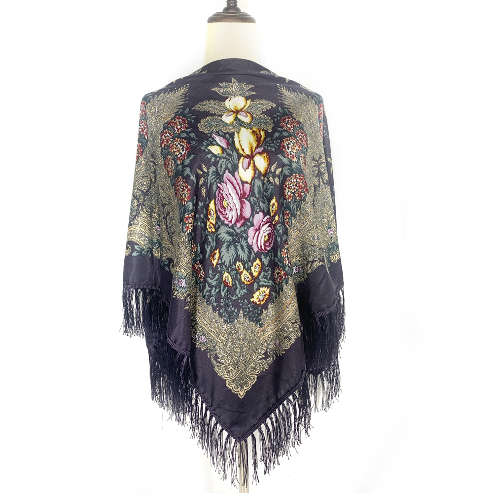 Bandana Cotton - 130*130cm Ethnic Style Russian Square Scarf