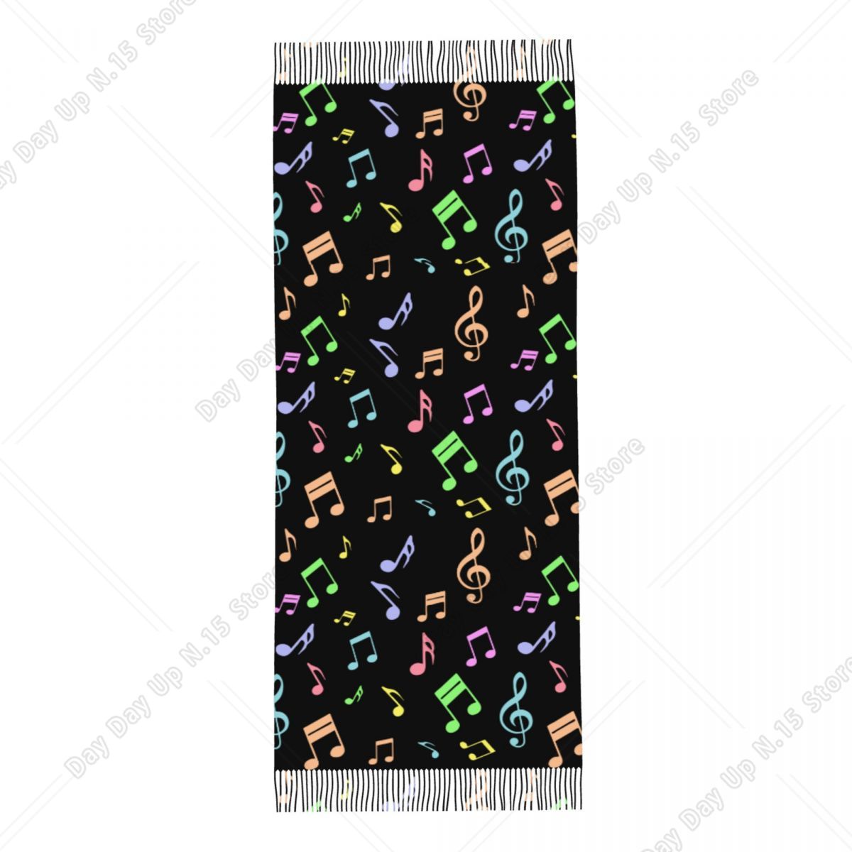 Cute And Colorful Music Notes  - Pashmina Wrap Large review and price