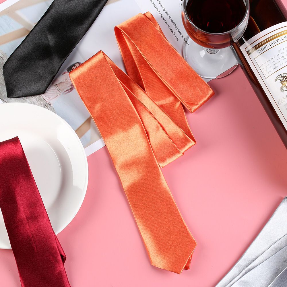 Fashion Casual Slim Plain Mens - Skinny Tie Men review and price