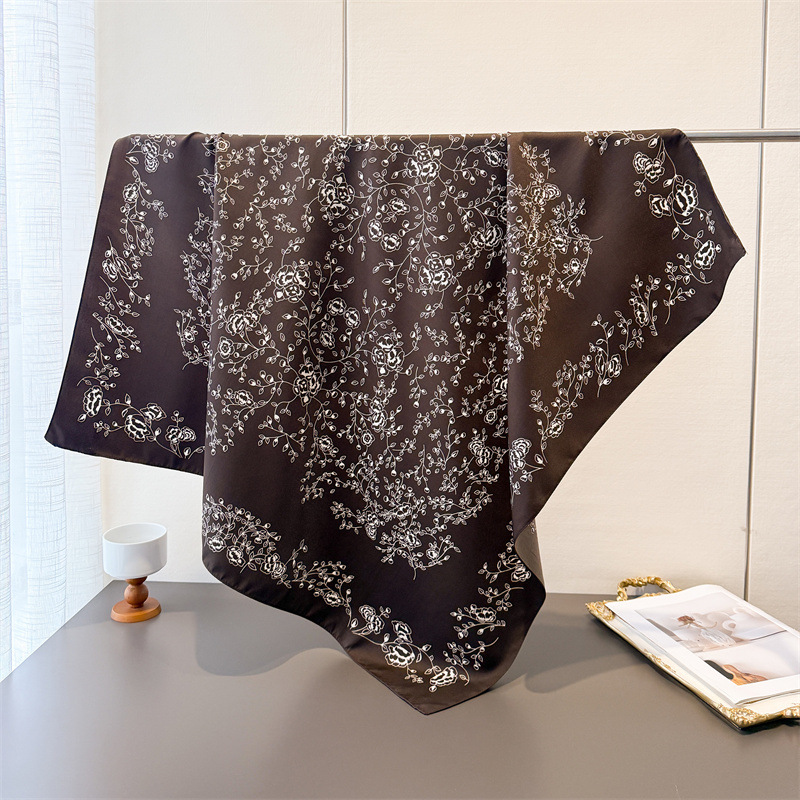 Luxury Vintage 90X90cm Square  - Face Scarf Mask review and price