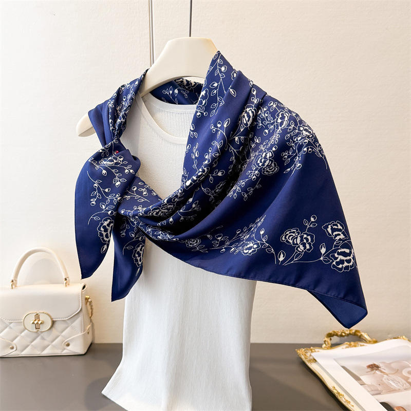 Luxury Vintage 90X90cm Square  - Face Scarf Mask review and price