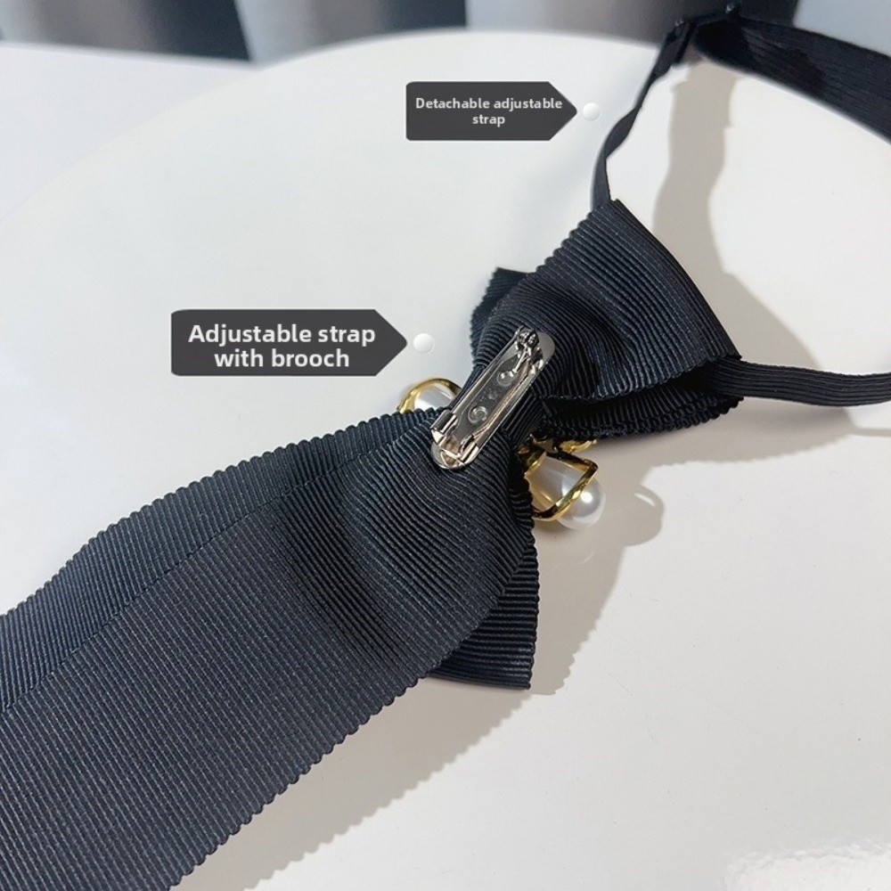 Y2K Black Bow Tie Geometric Ch - Bow Tie Pre Tied review and price