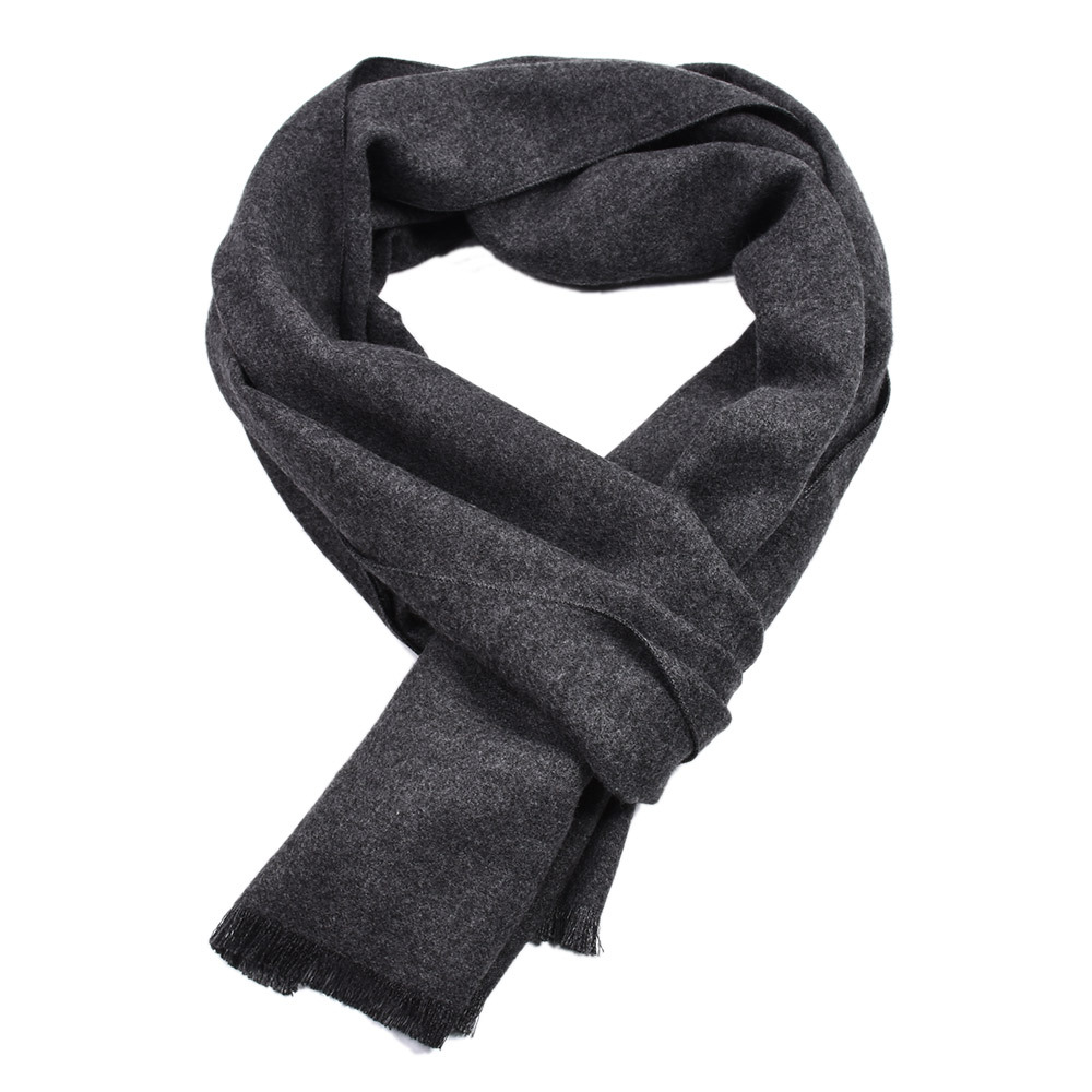 Solid Color Cashmere Scarf Win - Muffler Men Wool review and price