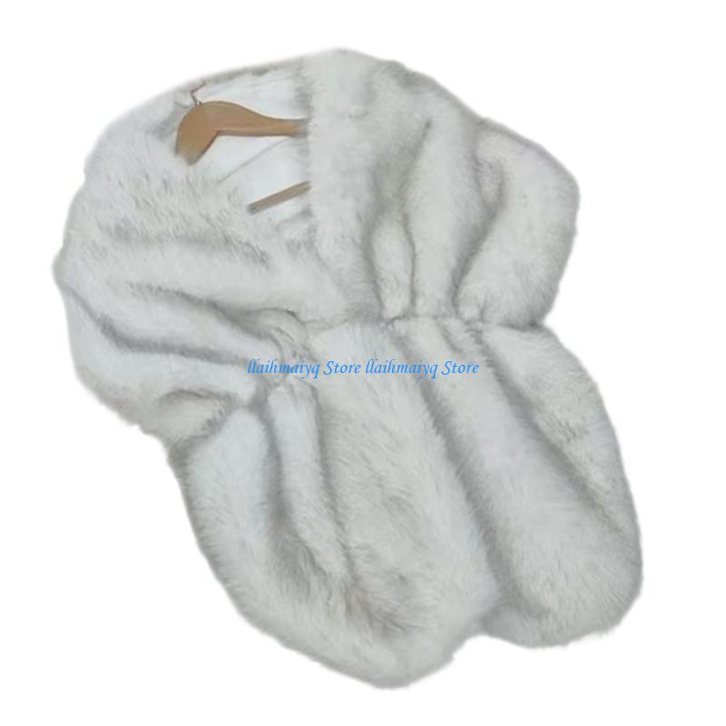 573B Luxurious Artificial Furs - Stole Wedding Shawl review and price