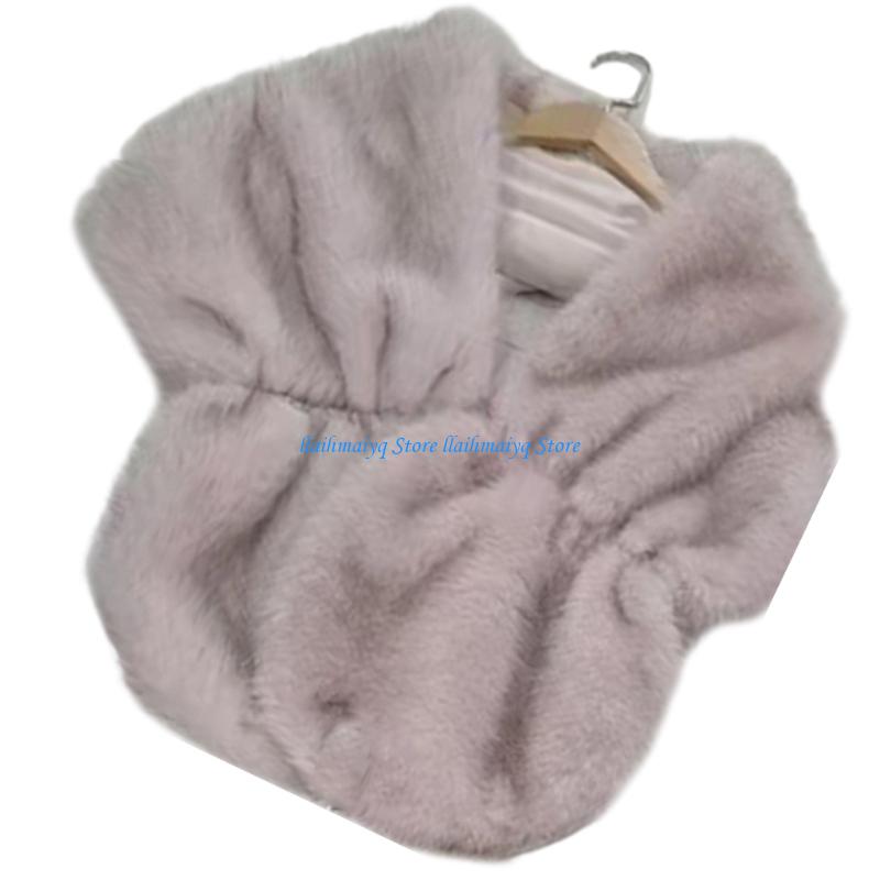 573B Luxurious Artificial Furs - Stole Wedding Shawl review and price