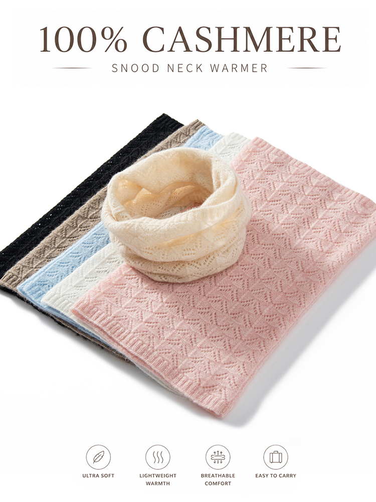 Womens 100% Cashmere Fan Point - Infinity Scarf Knit review and price