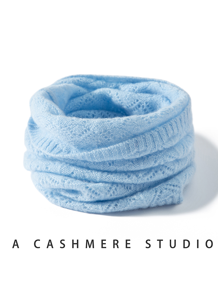 Womens 100% Cashmere Fan Point - Infinity Scarf Knit review and price