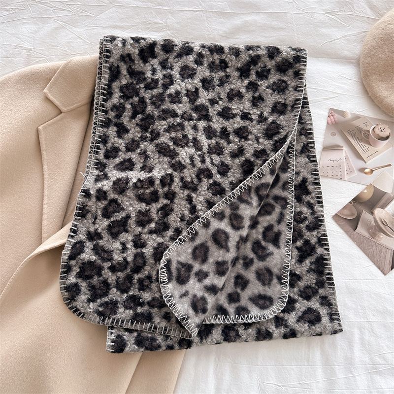 Autumn Winter Leopard Scarf Wo - Pashmina Wrap Large review and price