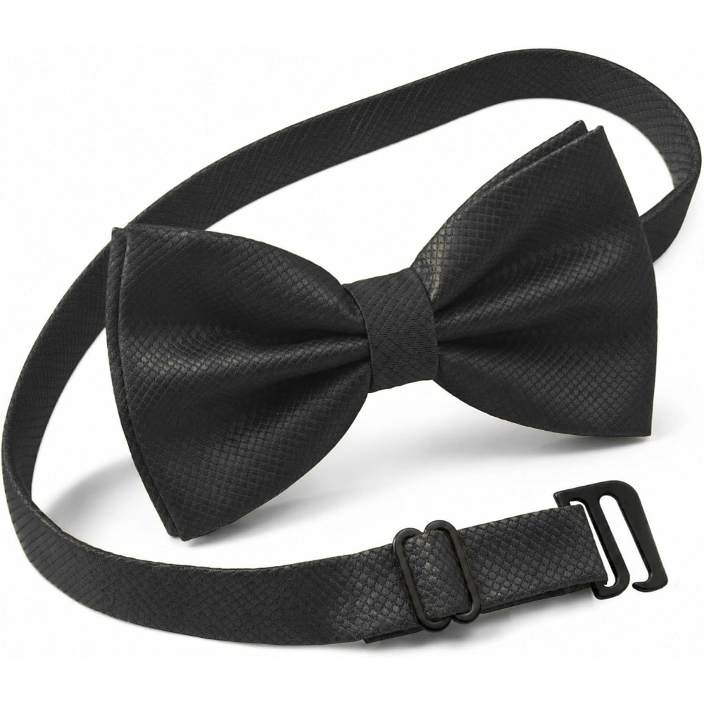 Polyester Solid Pretied Bow Ti - Bow Tie Pre Tied review and price