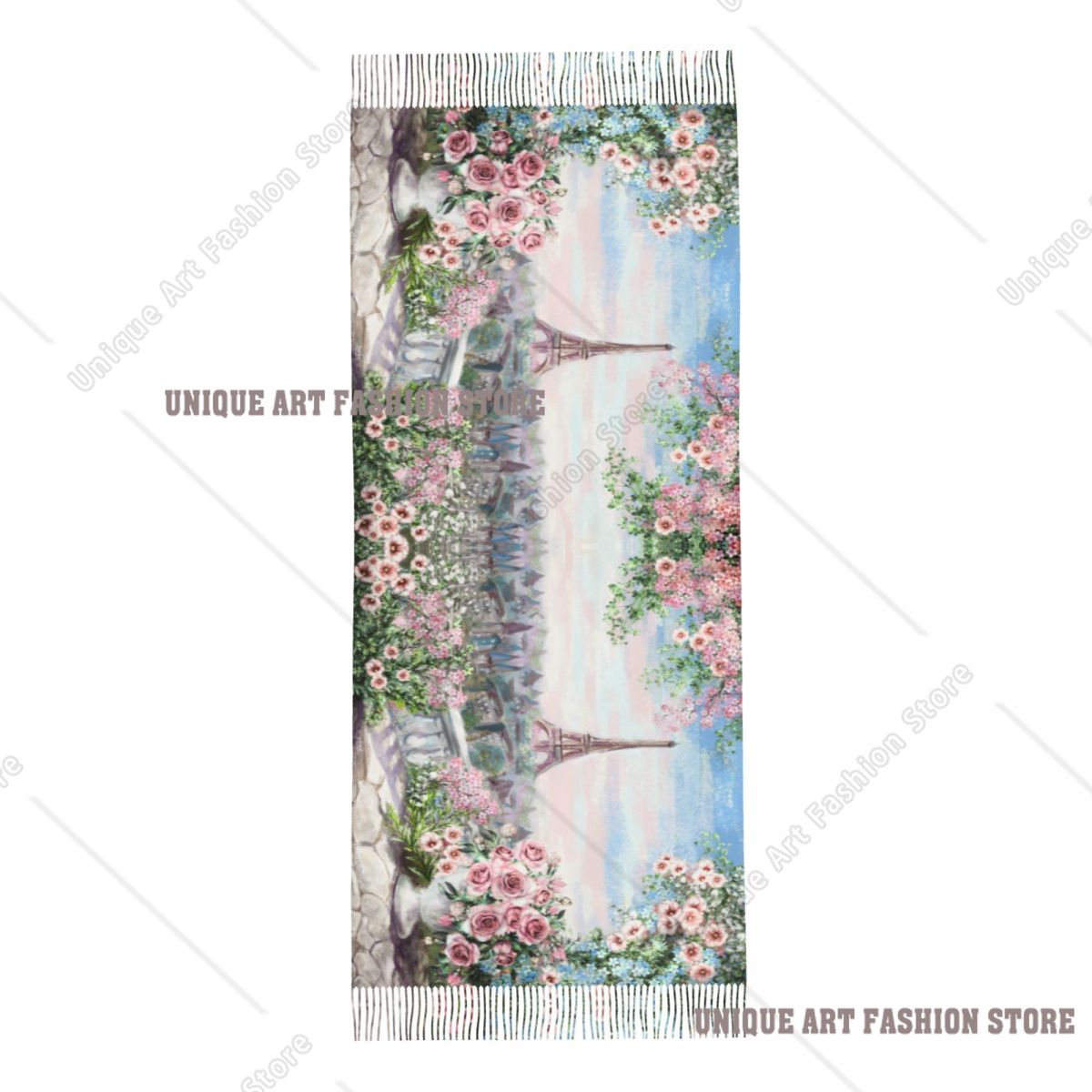 Oil Painting France Paris Eiff - Pashmina Wrap Large review and price