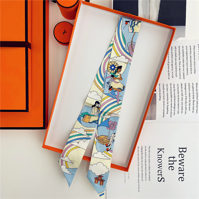 Women 100% Mulberry Silk Scarf - Ascot Neck Scarf review and price
