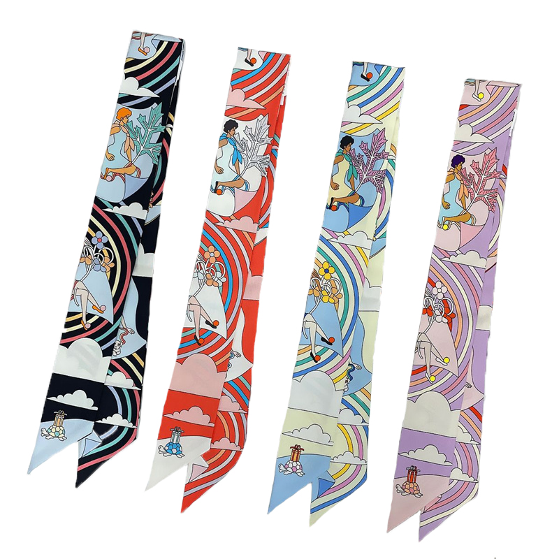 Women 100% Mulberry Silk Scarf - Ascot Neck Scarf review and price