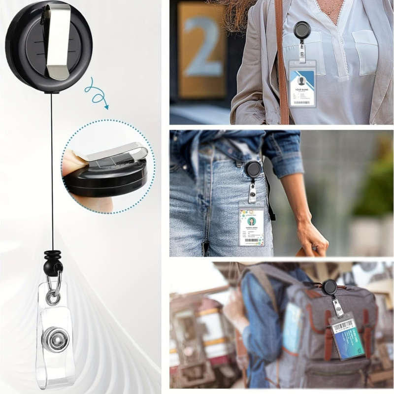 4PCS Lanyard Black Retractable - Lanyard Badge Holder review and price