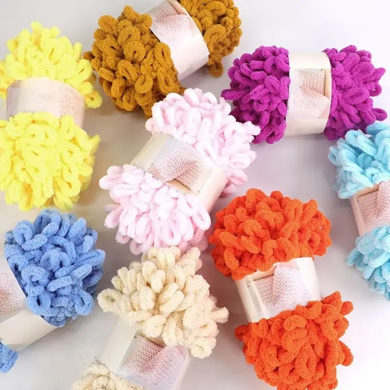 100g/Ball Finger Loop Yarn Thr - Woven Scarf Blanket review and price