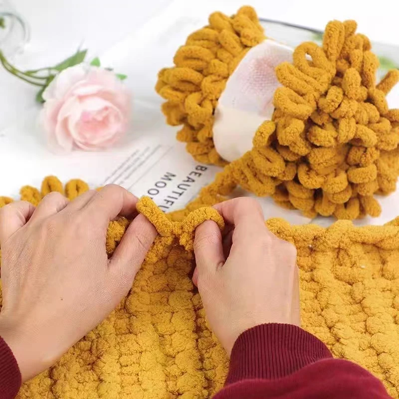100g/Ball Finger Loop Yarn Thr - Woven Scarf Blanket review and price
