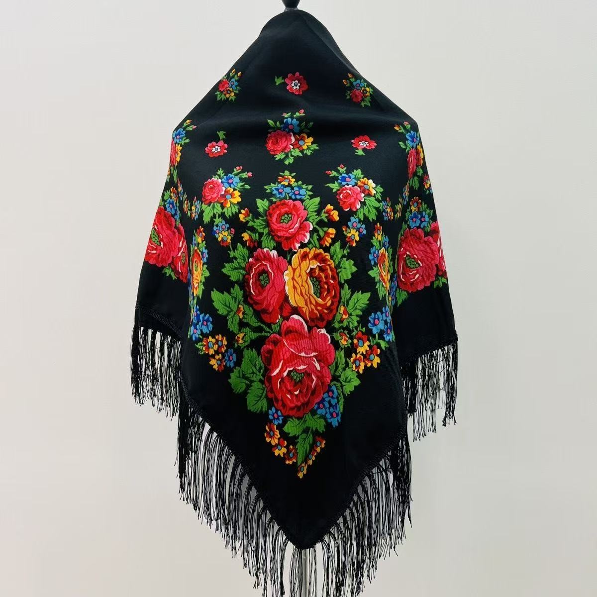 120*120cm Luxury Floral Russia - Bandana Cotton review and price