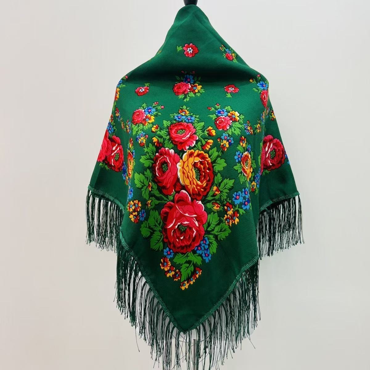 120*120cm Luxury Floral Russia - Bandana Cotton review and price