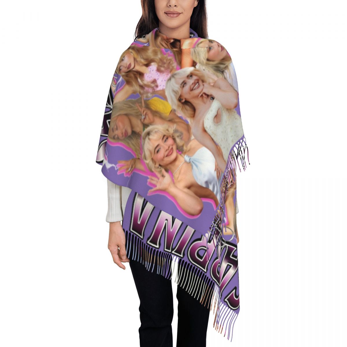 Sabrina Carpenter 90s Shawl Wr - Pashmina Wrap Large review and price