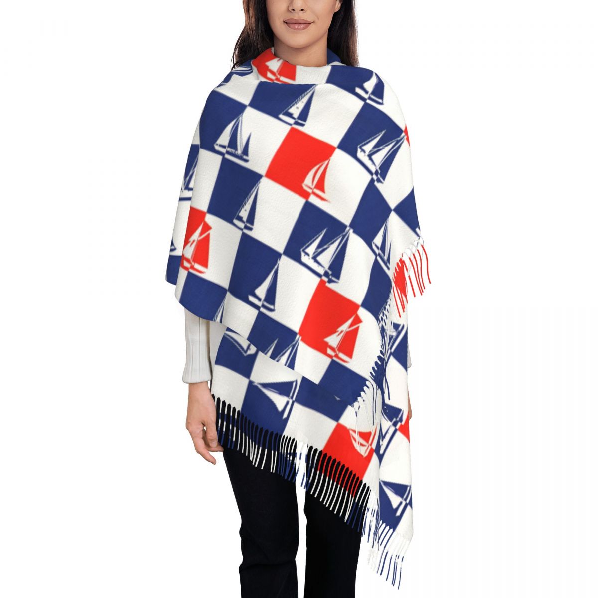 Sailing Ship Ocean Scarf Fall  - Pashmina Wrap Large review and price