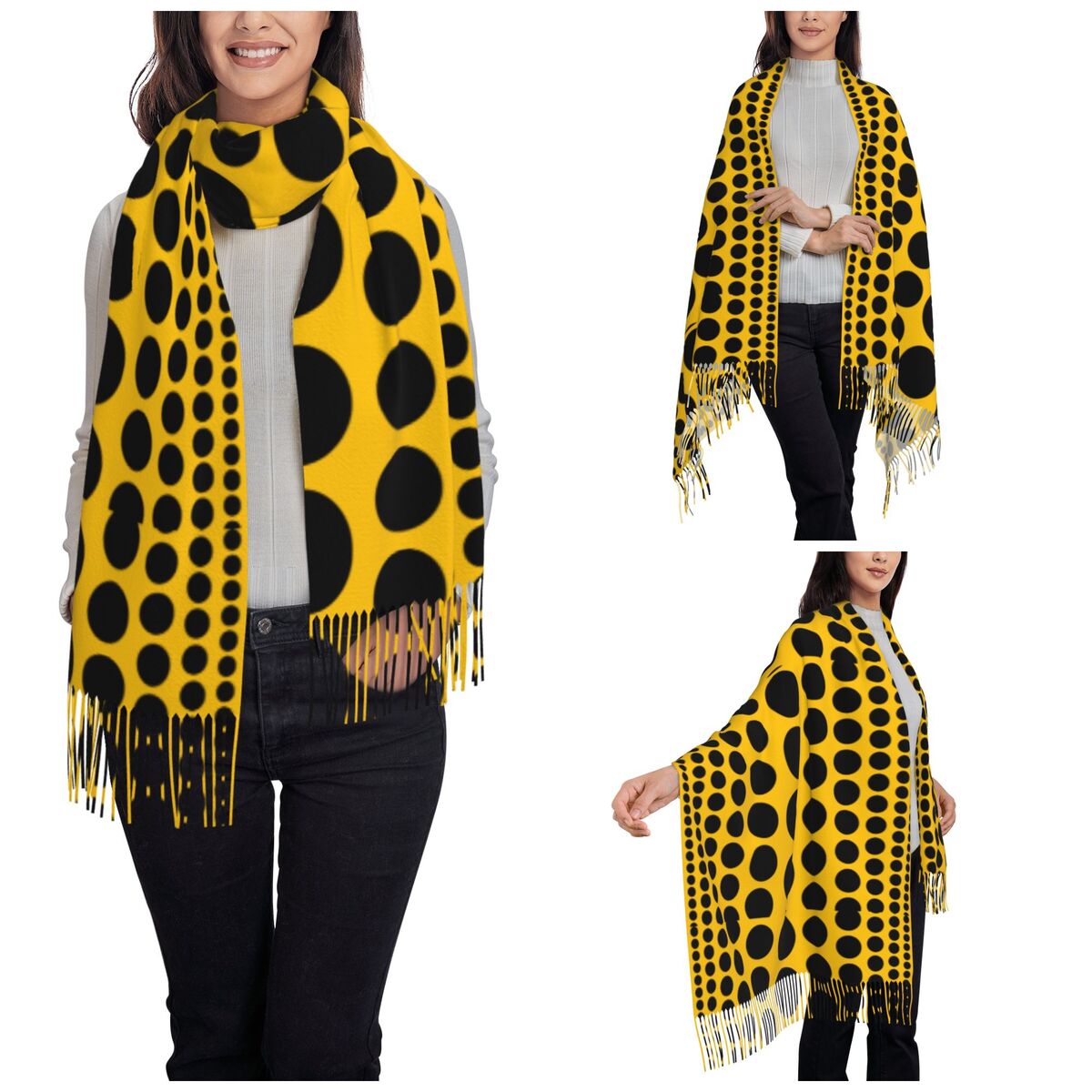 Infinity Polka Dots Scarf for  - Infinity Scarf Knit review and price