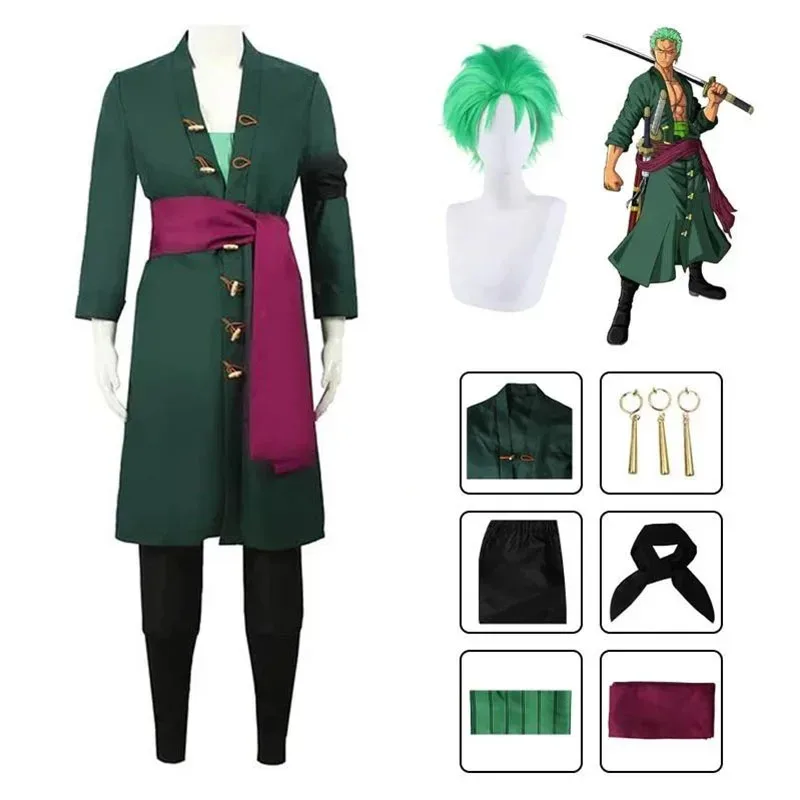 Anime Roronoa Cosplay Costume  - Ascot Neck Scarf review and price
