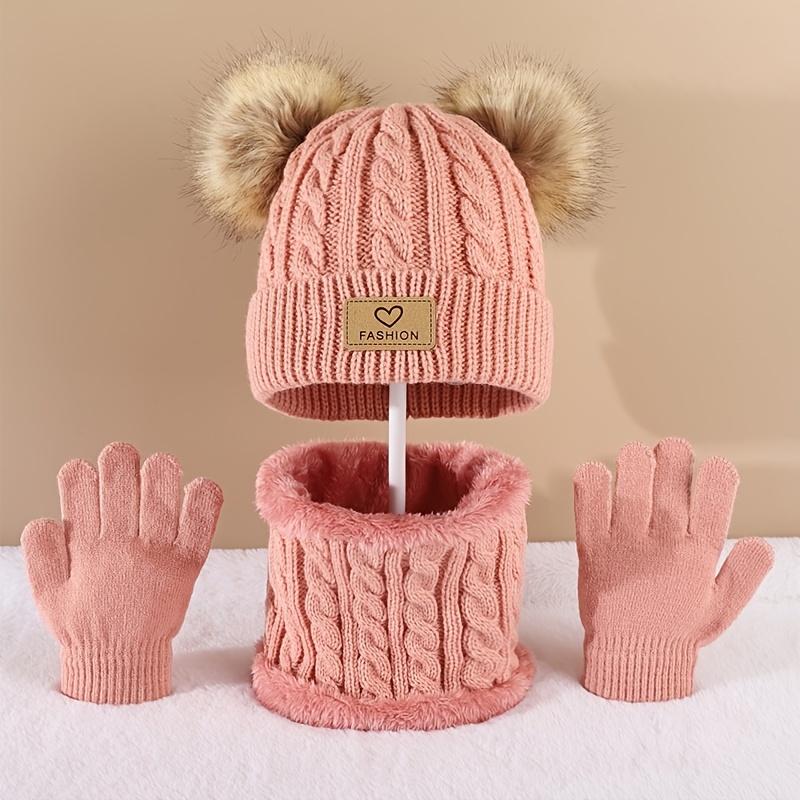 Toddler Kids Pom Pom Decor Bea - Infinity Scarf Knit review and price