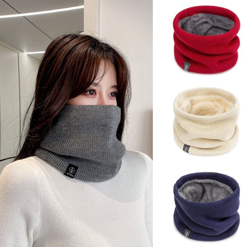 Winter Knitted Plush Thick Nec - Infinity Scarf Knit review and price