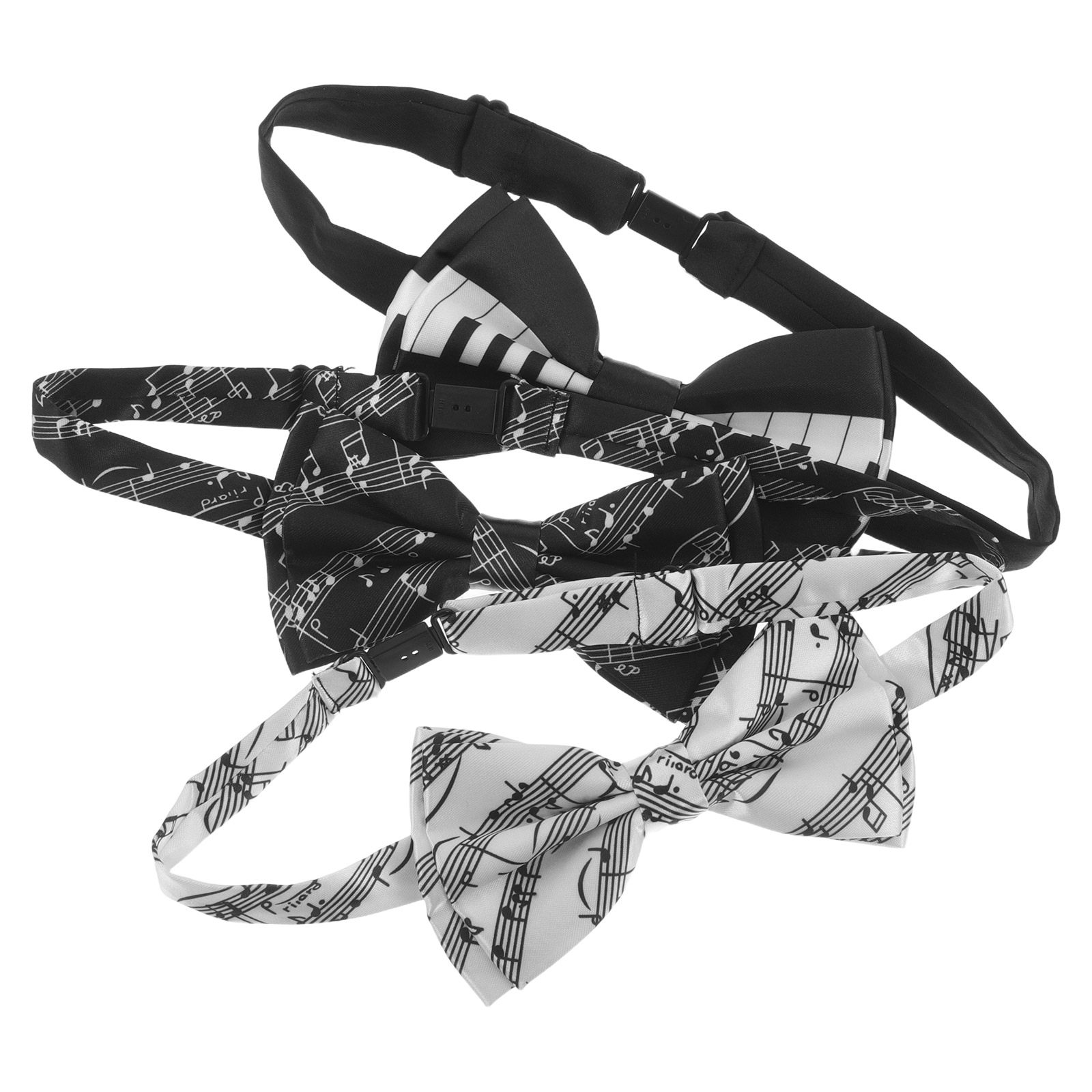 3Pcs Music Note Bow Tie Set Pr - Bow Tie Pre Tied review and price
