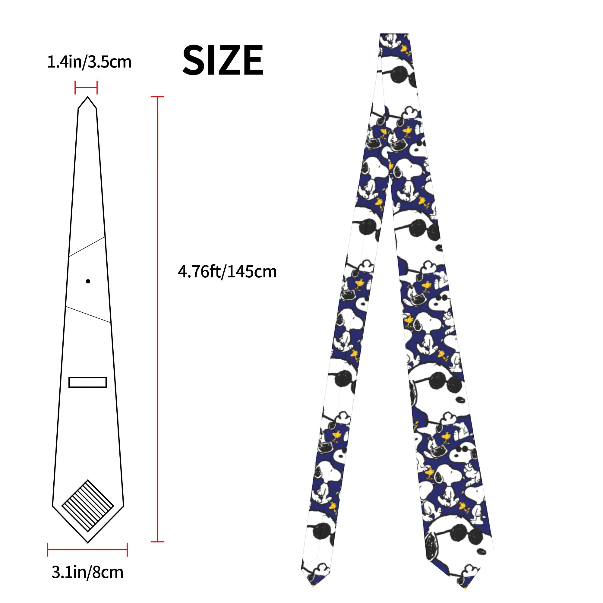 Snoopys Woodstock Necktie Unis - Skinny Tie Men review and price