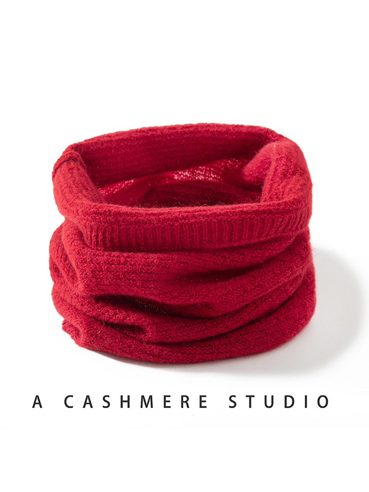 100% Pure Cashmere Waffle Knit - Infinity Scarf Knit review and price