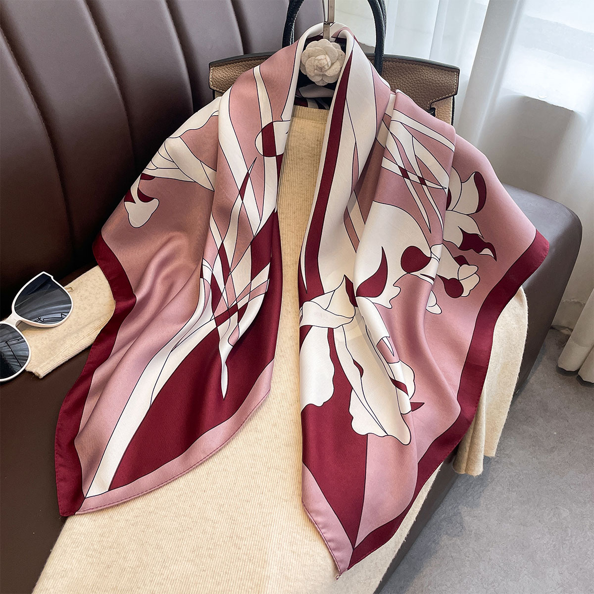 Luxury 90*90Cm Square Scarf Tw - Ascot Neck Scarf review and price