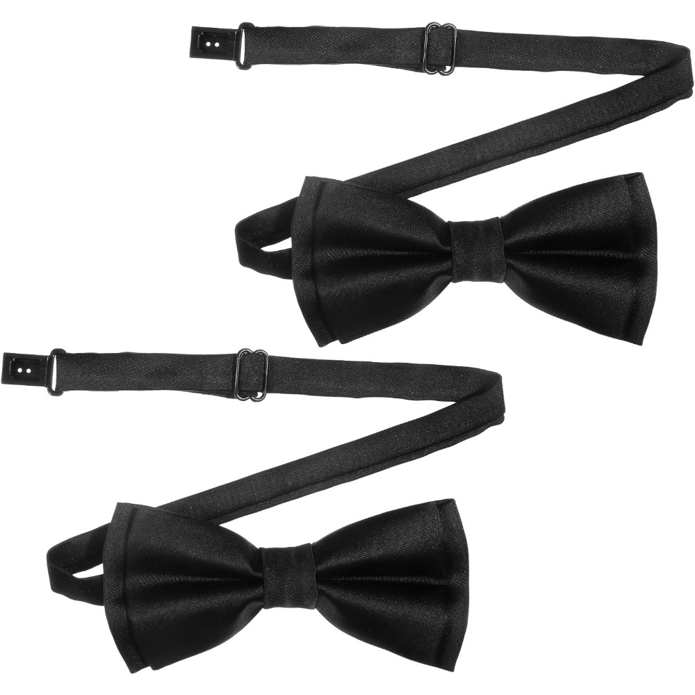 Men's Bow Ties, 2-Pack Solid C - Bow Tie Pre Tied review and price
