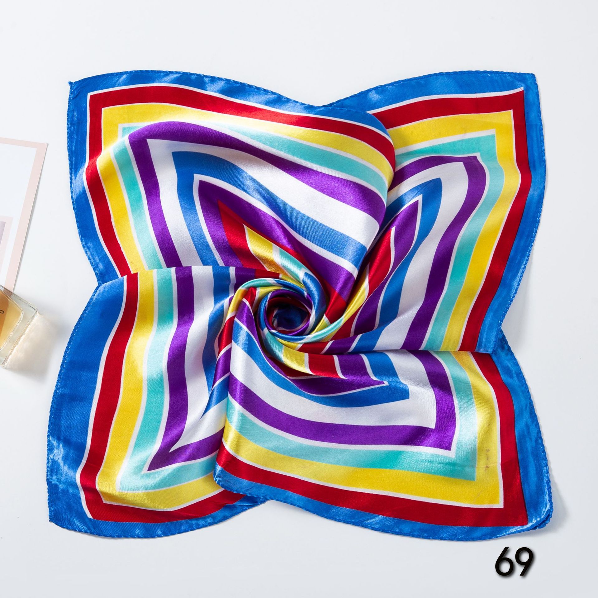 50*50cm Square Silk Scarves Sc - Ascot Neck Scarf review and price