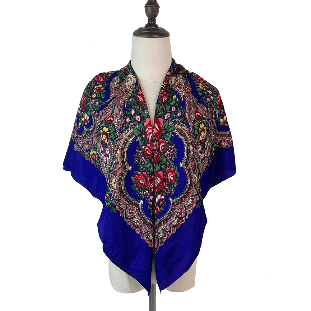 100*100cm Russian Square Scarf - Bandana Cotton review and price