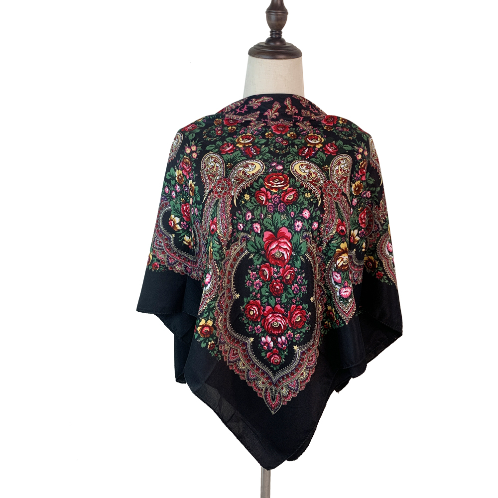 100*100cm Russian Square Scarf - Bandana Cotton review and price