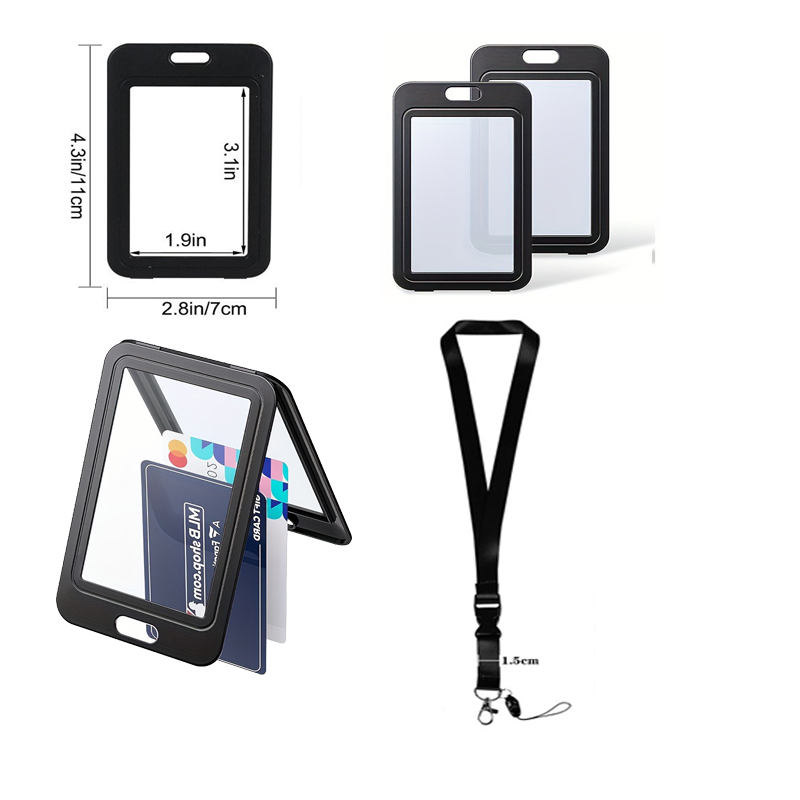 3PCS Plastic Badge Employee Ba - Lanyard Badge Holder review and price