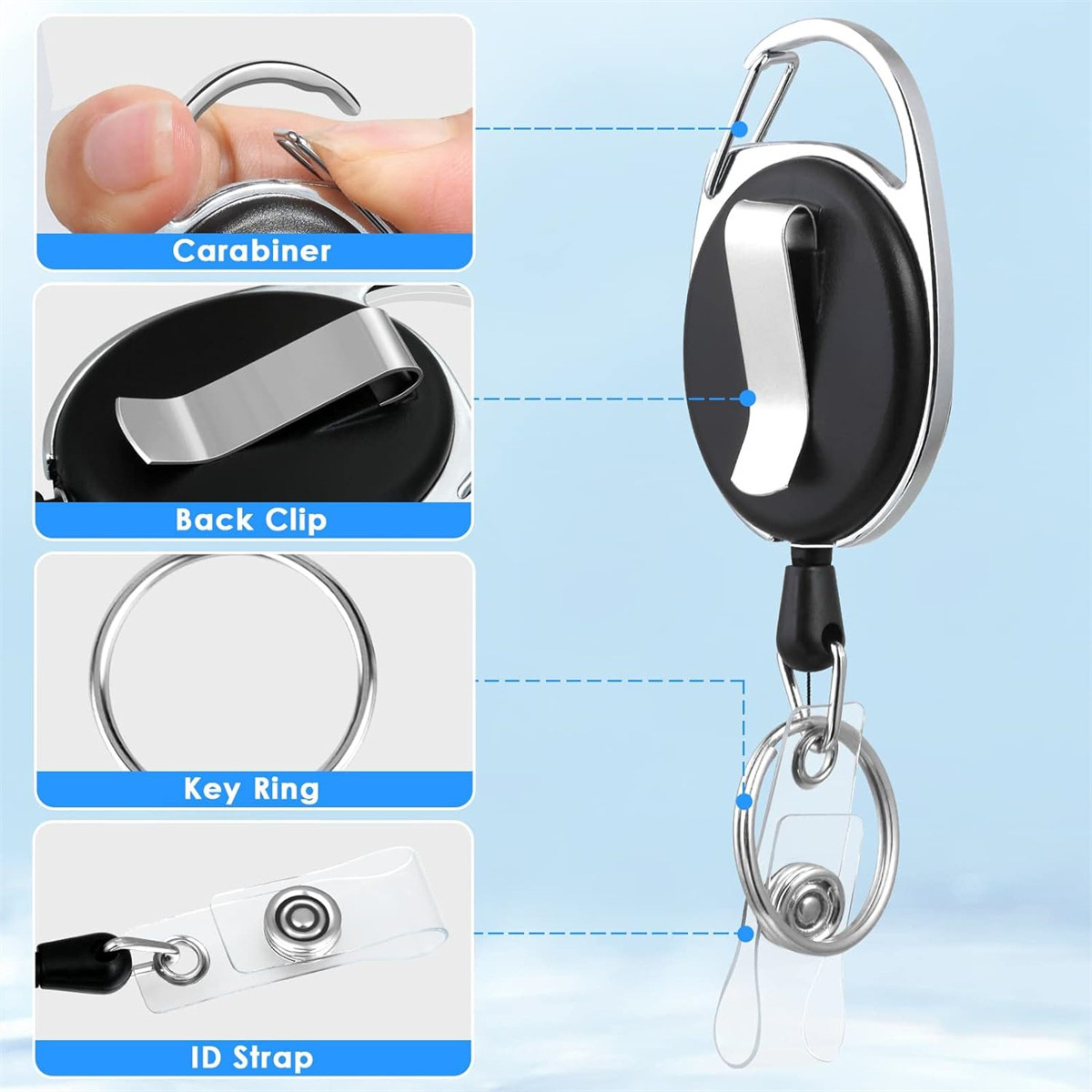 3PCS Plastic Badge Employee Ba - Lanyard Badge Holder review and price