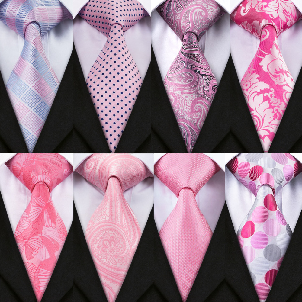 Barry.Wang New Pink Tie For We - Silk Tie Striped review and price