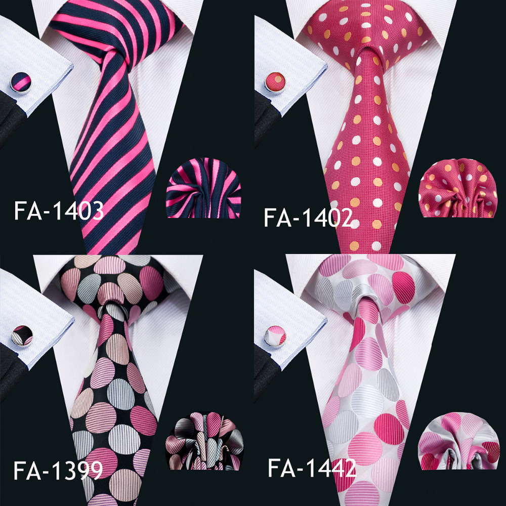 Barry.Wang New Pink Tie For We - Silk Tie Striped review and price