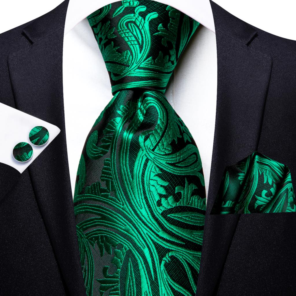 Paisley Striped Green Silk Tie - Silk Tie Striped review and price