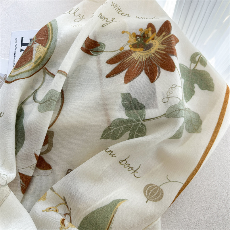 100% Wool Scarf Female Luxury  - Pashmina Wrap Large review and price