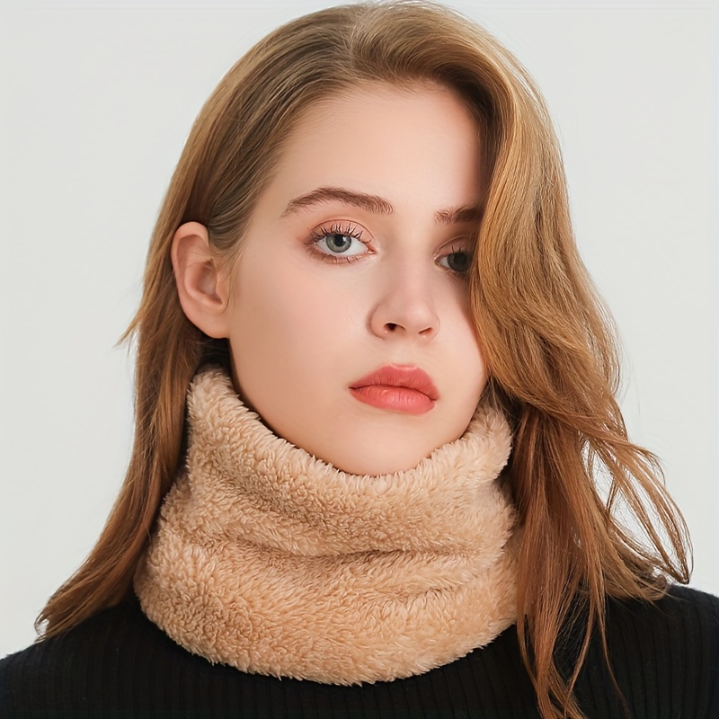 Windproof Plush Infinity Scarf - Infinity Scarf Knit review and price