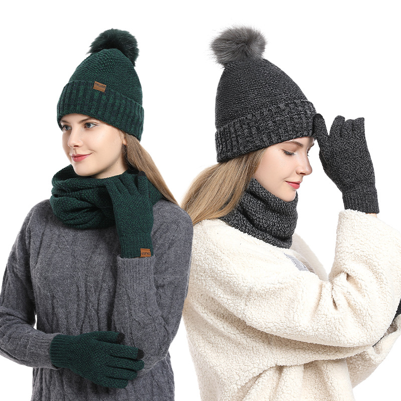 Women Winter 3Pcs Fleece Lined - Infinity Scarf Knit review and price
