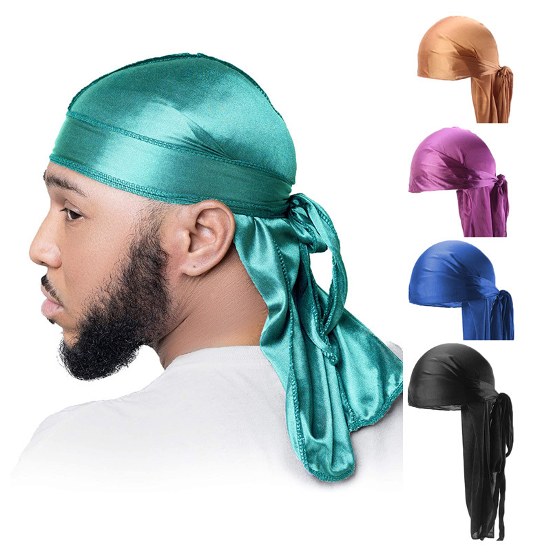 5Pcs New silk Durag Bandana Tu - Bandana Doo Rag review and price