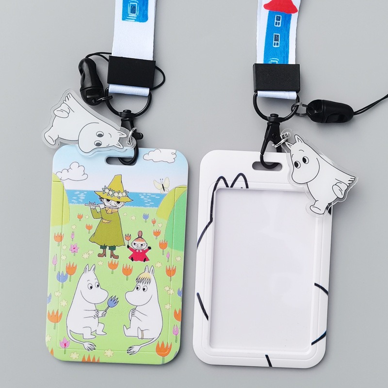 Moomin Cartoon Hard Card Holde - Lanyard Badge Holder review and price