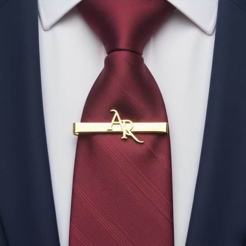 Customized Initial Stainless S - Tie Clip Silver review and price