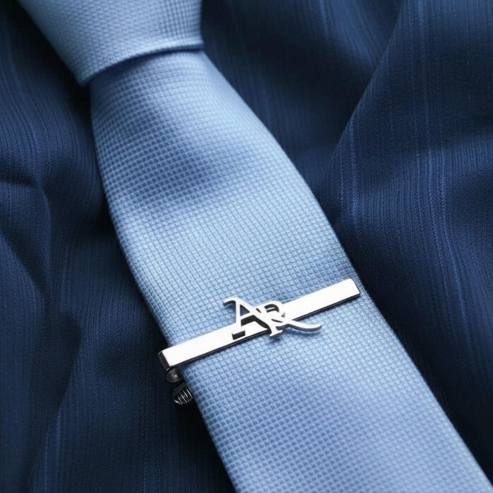 Customized Initial Stainless S - Tie Clip Silver review and price